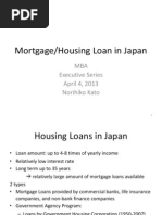 Mortgage Loans in Japan