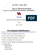ECE 4371, Fall, 2011: Introduction To Telecommunication Engineering/Telecommunication Laboratory