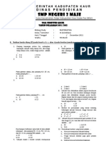 Soal Matematika 9 Ganjil