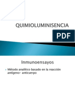 QUIMIOLUMINISENCIA