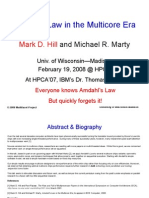 Amdahl's Law in The Multicore Era - HPCA Keynote 02/2008