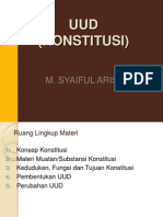 UUD (Konstitusi) MSA