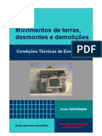 Movimentos de terras, desmontes e demolições