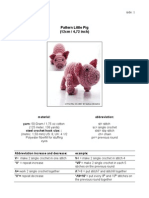 Pattern Little Pig (12cm / 4,72 Inch) : TH TH