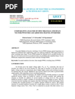 Comparative Analysis of Sine Triangle and Space Vector Pwm for Cascaded Multilevel