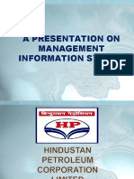 Presentation on Management Information System of HPCL