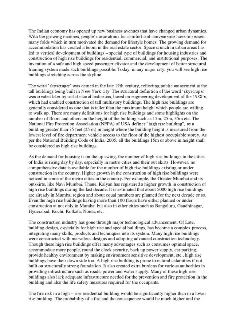 Safety of HighRise Buildings PDF Safety Fire Safety