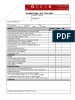 Portable Ladder Inspection Checklist PDF
