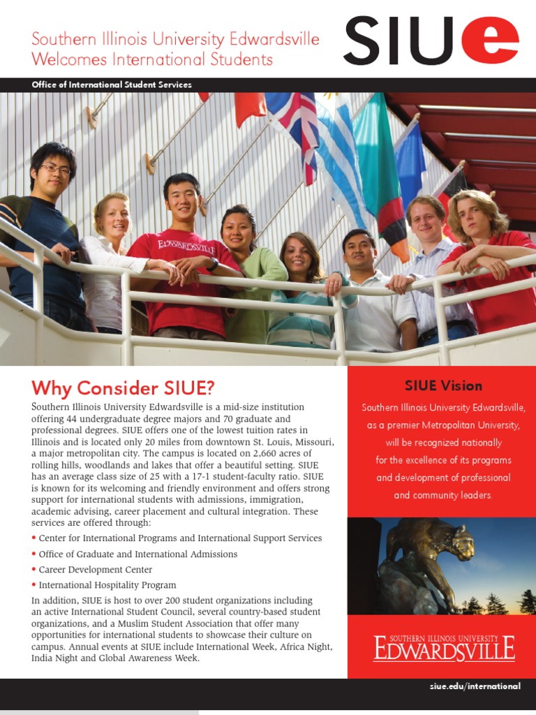 SIUE: International Student Support Guide | PDF
