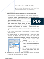 TUTORIAL Animasi Power Point Untuk MS Office 2007