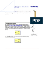 10.1 Buckling: What Is Buckling Euler Buckling Formula Radius of Gyration Slenderness Ratio Effective Length