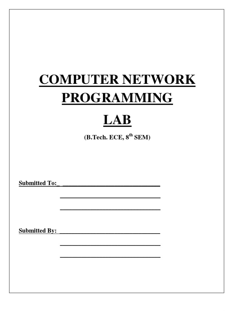 CN Lab File | PDF