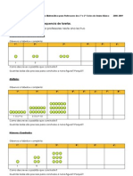 Algebra Padroes Regularidades Tarefas 2008-2009