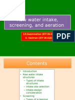 12587047 Raw Water Intake Screening and Aeration in Water Supply Project