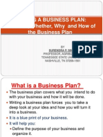 Writing A Business Plan