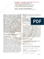 Design and ASIC Implementation of A 3GPP LTE-Advance Turbo Encoder and Turbo Decoder