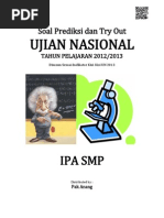 Download Soal Prediksi UN IPA SMP 2013 by Wayan Sudiarta SN135099719 doc pdf