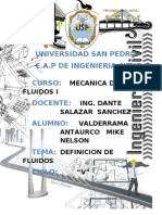 Mecánica de fluidos I - Definición de fluidos