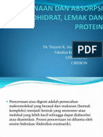 Dr. Triyanti K. Ananta Putri UNSWAGATI Pencernaan Karbohidrat