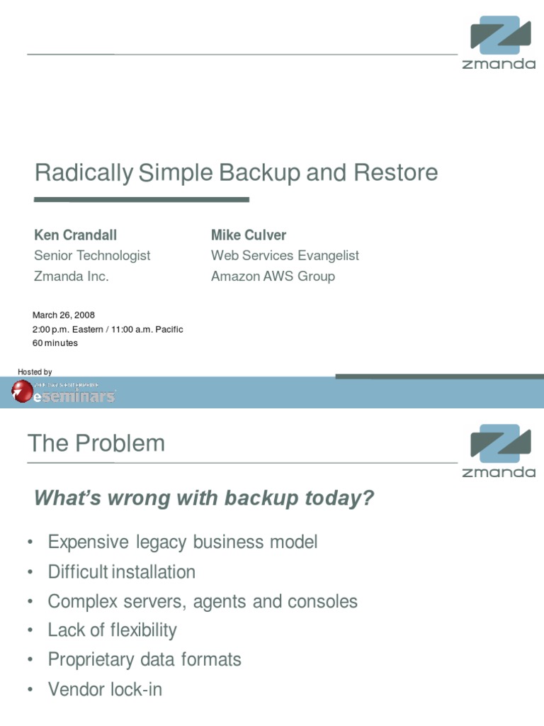 Open Source Backup Solutions | PDF | Backup | Server (Computing)