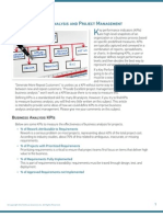 Kpis for Business Analysis and Project Management