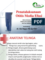 Terapi Operatif Pada Otitis Media Efusi