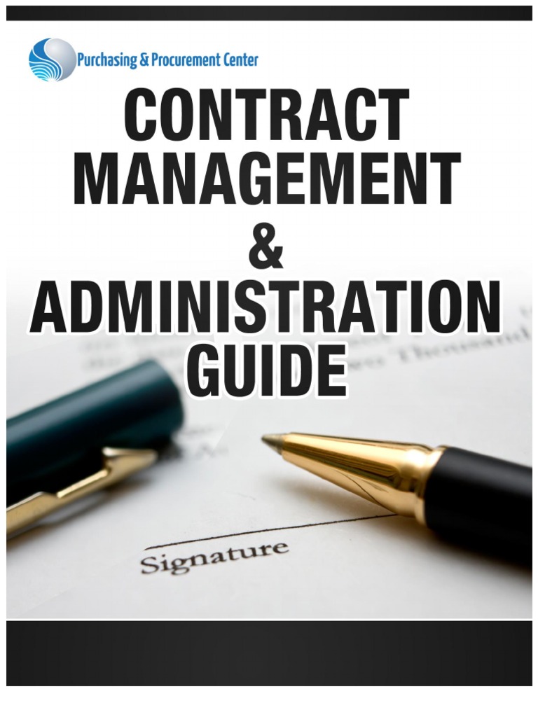 Contract Management Administration Guide | PDF | Risk | Business