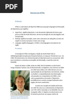História do HTML