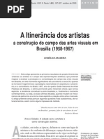 A Itinerância dos artistas