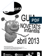 Butlleti Novetats Infantil Abril 13