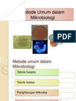 Metode Umum Dalam Mikrobiologi