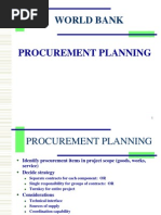 Procurement Planning