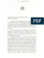 Carta Francisco a Lorenzetti