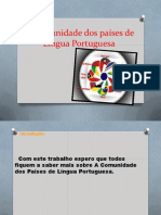 A Comunidade dos países de Língua Portuguesa