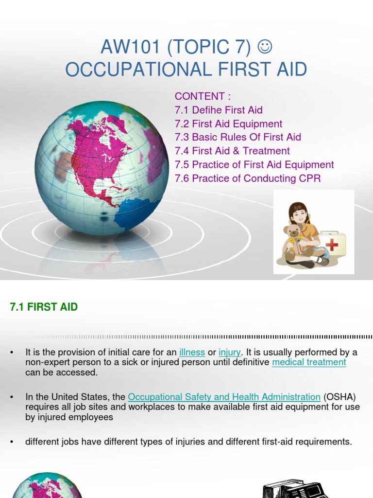 Bab 7 First Aid | PDF | First Aid | Cardiopulmonary Resuscitation