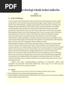 Download Sumber Laporan Mikrobiologi Teknik Isolasi Mikroba by Ao Alandra SN135141535 doc pdf