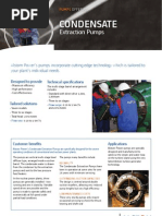 Pumps Condensate Extraction