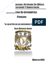 El Objetivo de Las Decisiones Financieras