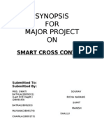 Synopsis FOR Major Project ON: Smart Cross Control