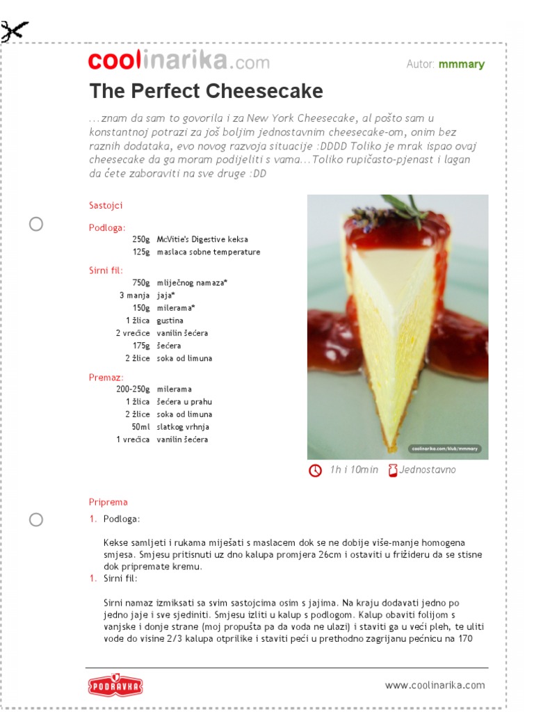Cheesecake Philadelphia | PDF