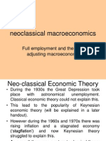 Neoclassical Macroeconomics