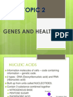 Unit 1 Topic 2: Genes and Health