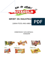 Industrial Visit Report - Surya Foods