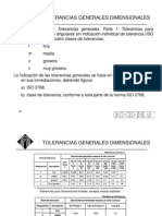 TOLERANCIAS DIMENSIONALES