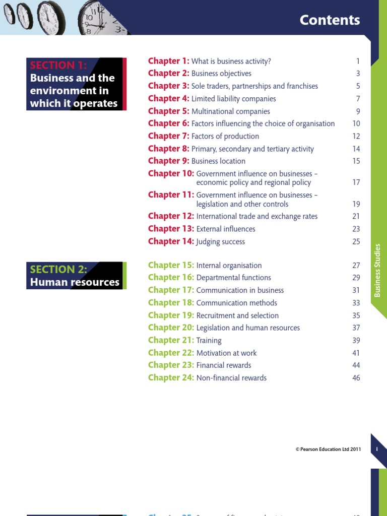 Business Studies A Level Notes Pdf