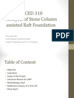 Analysis of Stone Column assisted Raft Foundation