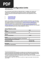 Citrix XenServer Configuration Limits