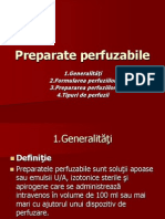 Preparate Perfuzabile