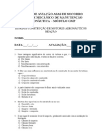 Prova de Teoria e Construção de Motores A Reação