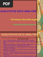 Qualitative Data Analysis